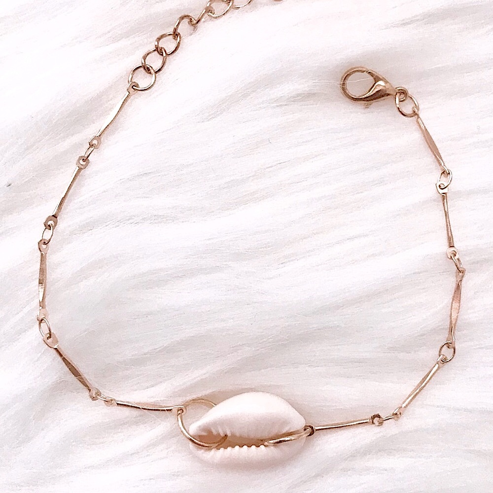 💚10/$10💚NEW Real Seashell Minimalist Bohemian Bracelet